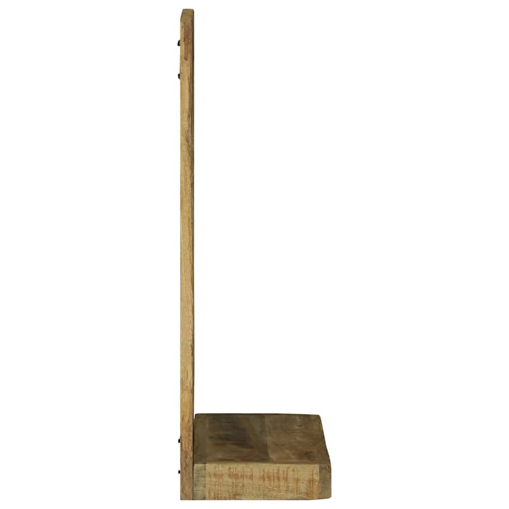 Bathroom Mirror Brown 50 X 22 X 70 Cm Solid Rough Wood Mango